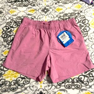 NWT Columbia Womens PFG Solid Pink Backcast Water Shorts